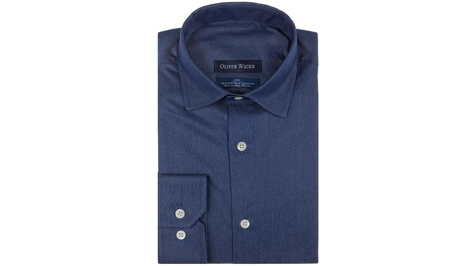 Denim Blue Cotton Shirt - slider image 1