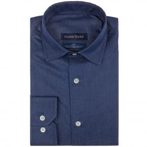 Denim Blue Cotton Shirt - thumbnail image 1
