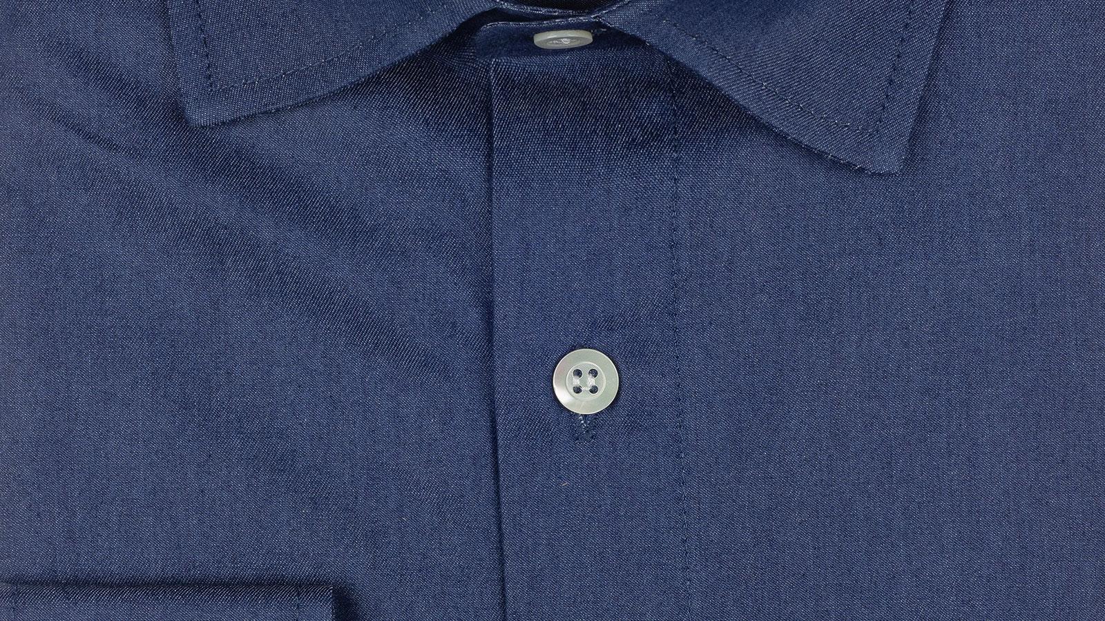 Denim Blue Cotton Shirt - slider image 2