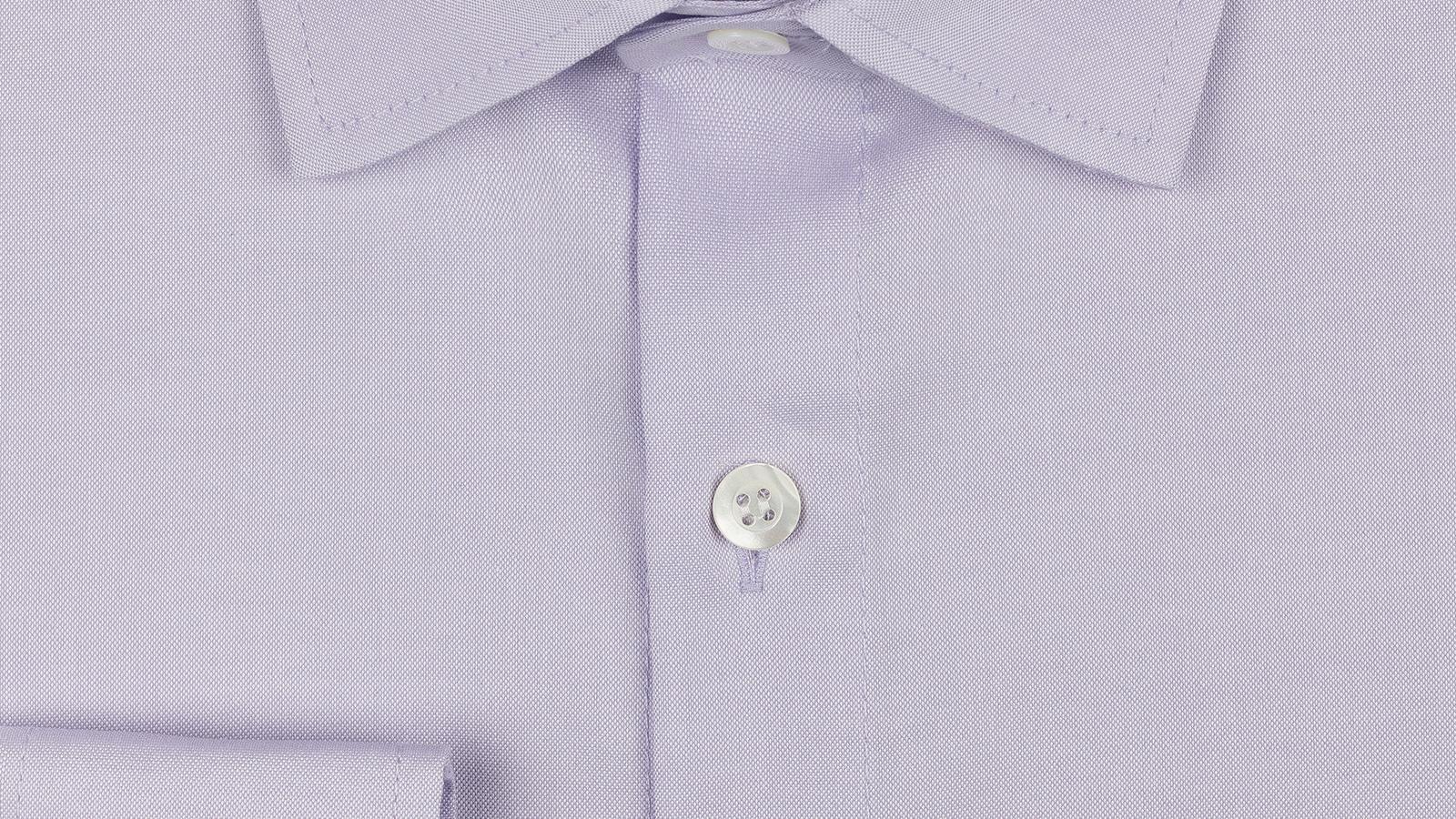 Lavender Pinpoint Cotton Shirt - slider image 1