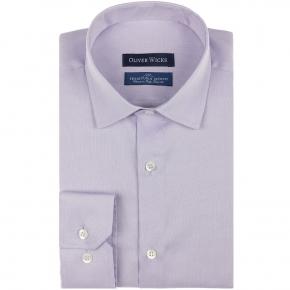 Lavender Pinpoint Cotton Shirt - thumbnail image 2