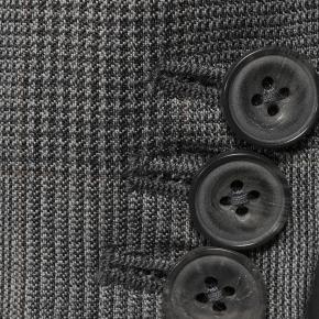 Grey Plaid 21 Micron Wool Suit - 1