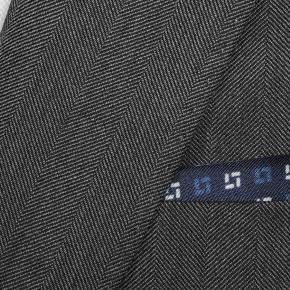Grey Herringbone Suit - 0