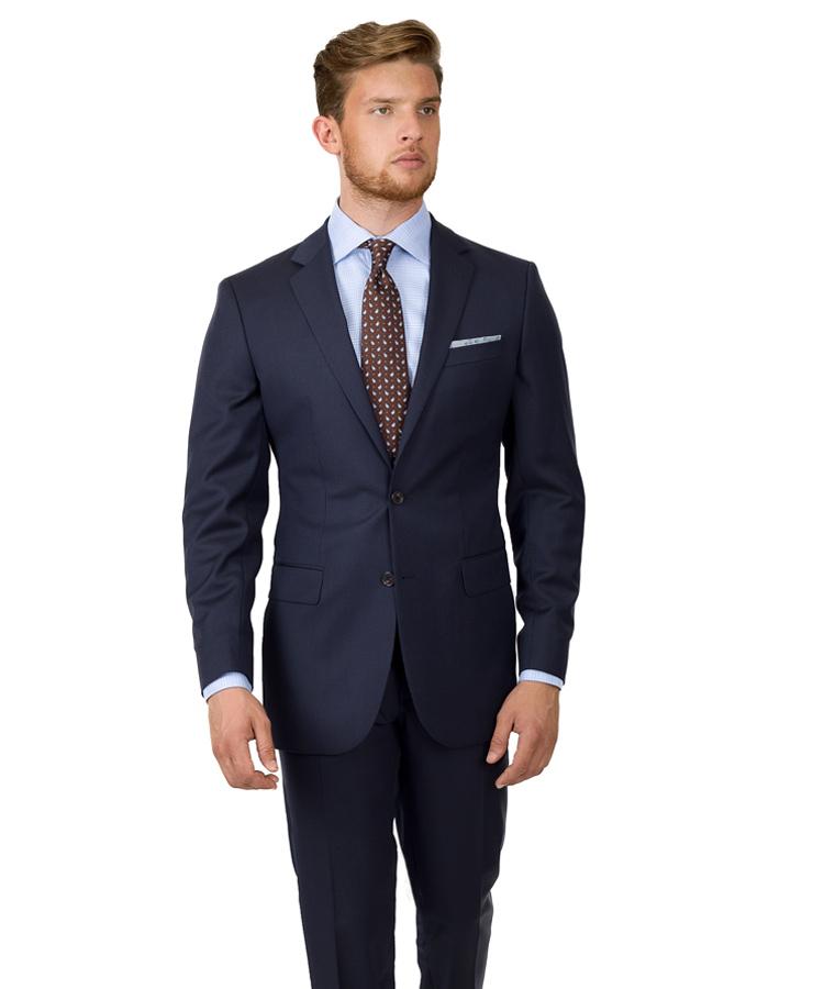 Micro Pinstripe Navy Suit