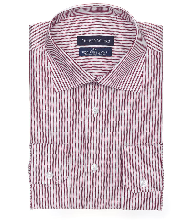 Red Oxford Stripe Shirt