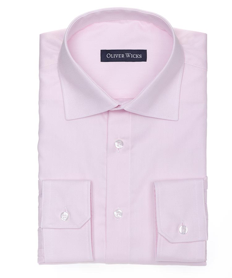 Light Pink Two-Ply Cotton Oxford Shirt