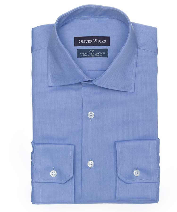 Intense Blue Cotton Shirt