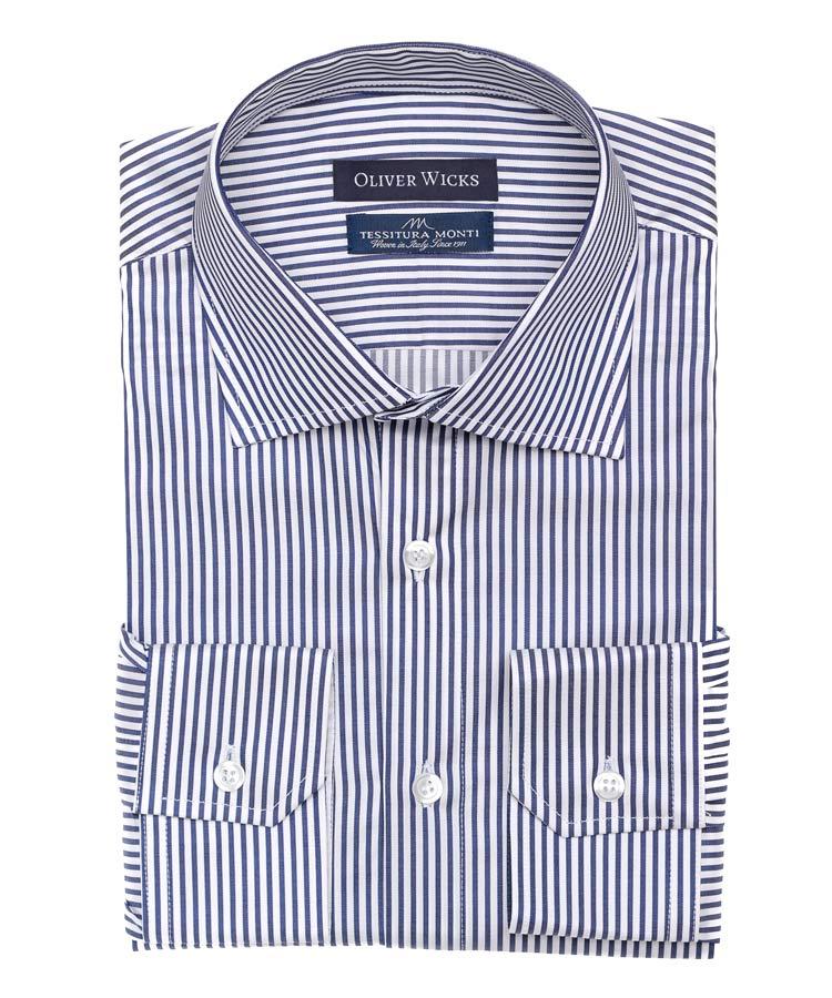 Men's Style Pro Blue Striped Shirt