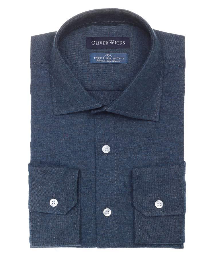 Men's Style Pro Navy Flannel Shirt