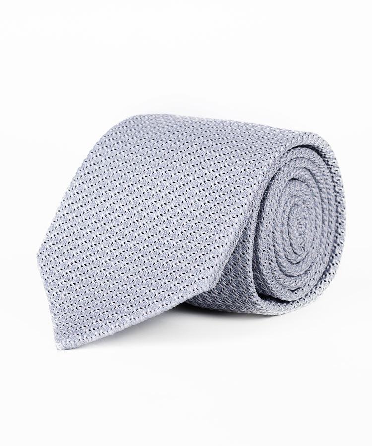 Platinum Italian 100% Grenadine Silk Tie
