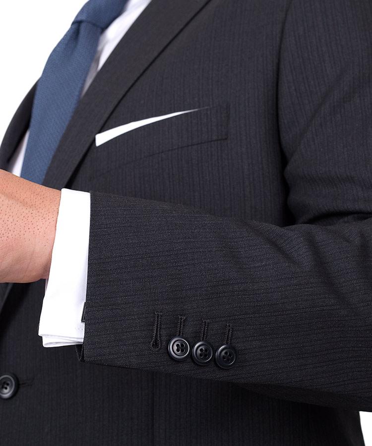 Premium Grey Track Stripe Suit - Oliver Wicks
