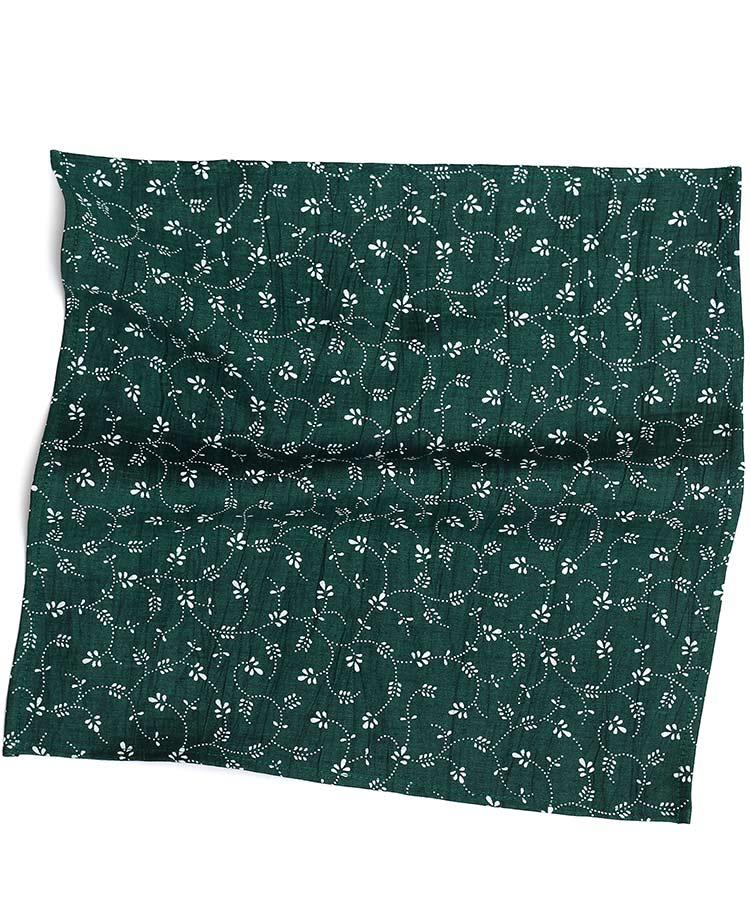 Green Linen Pocket Square