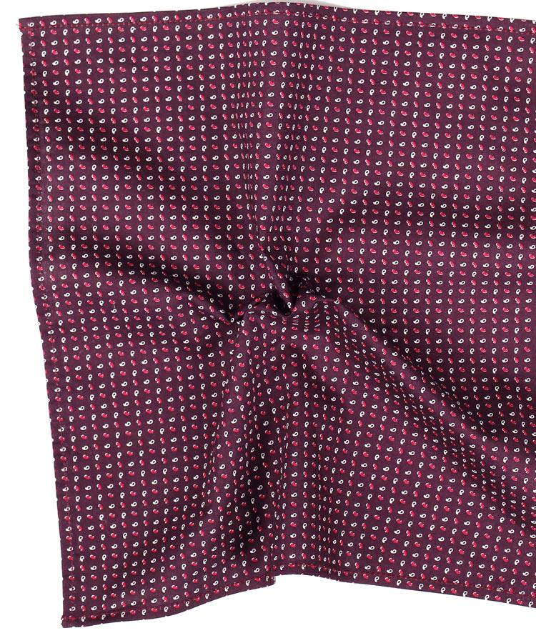 Burgundy Cotton Pocket Square