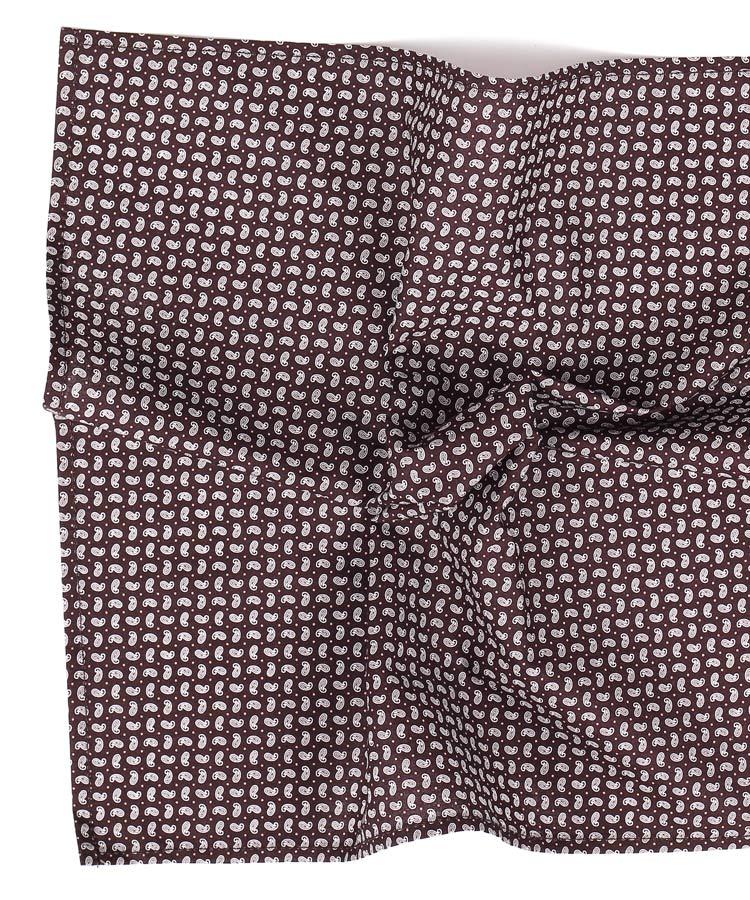 Brown Cotton Pocket Square