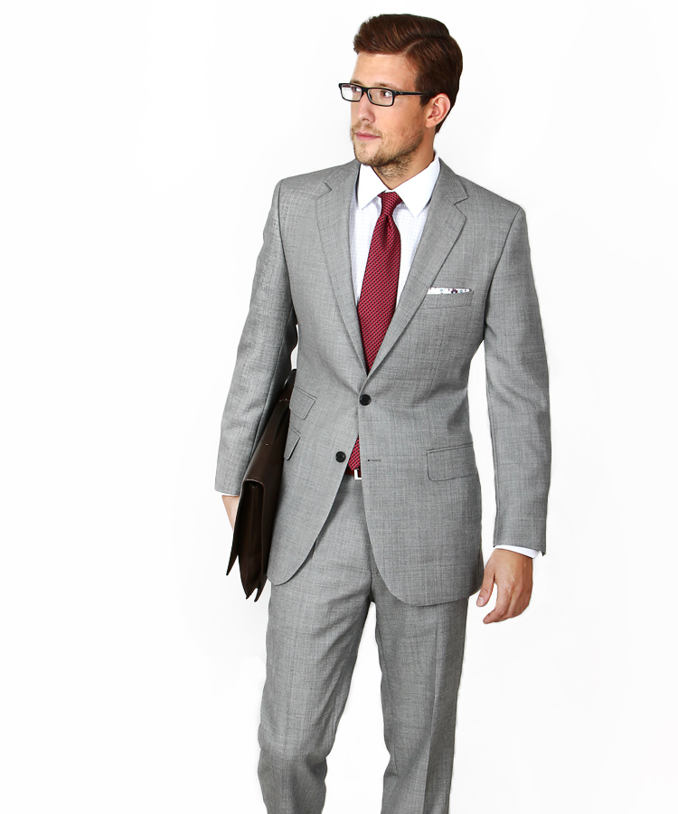 Light Grey Pick & Pick Suit