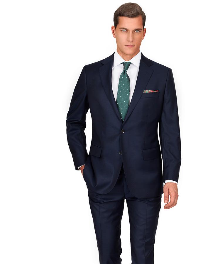 Premium Blue 3 Piece Suit