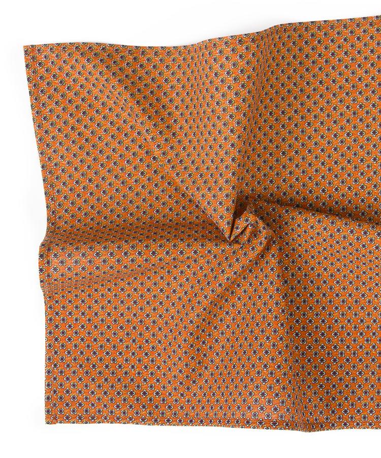 Orange Cotton Pocket Square
