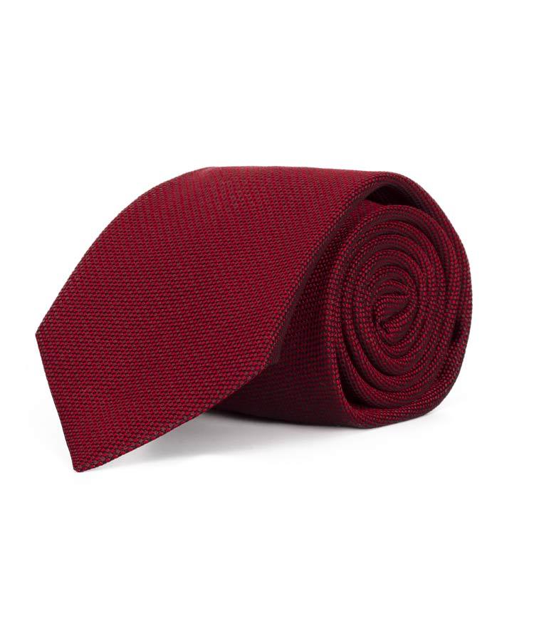 Red Mogador Silk Tie
