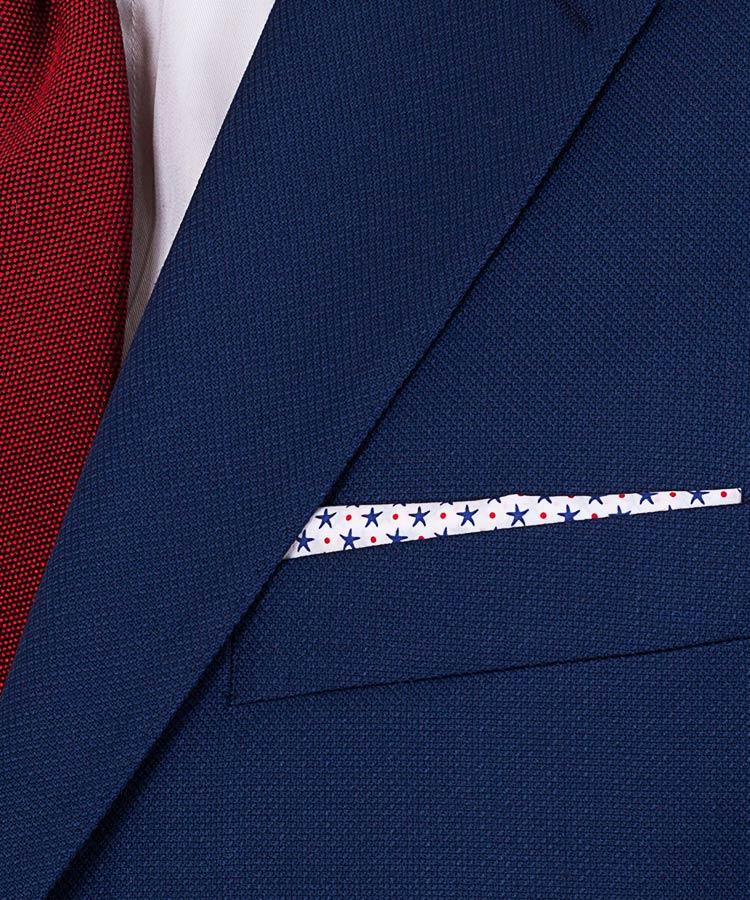 textured suit fabric