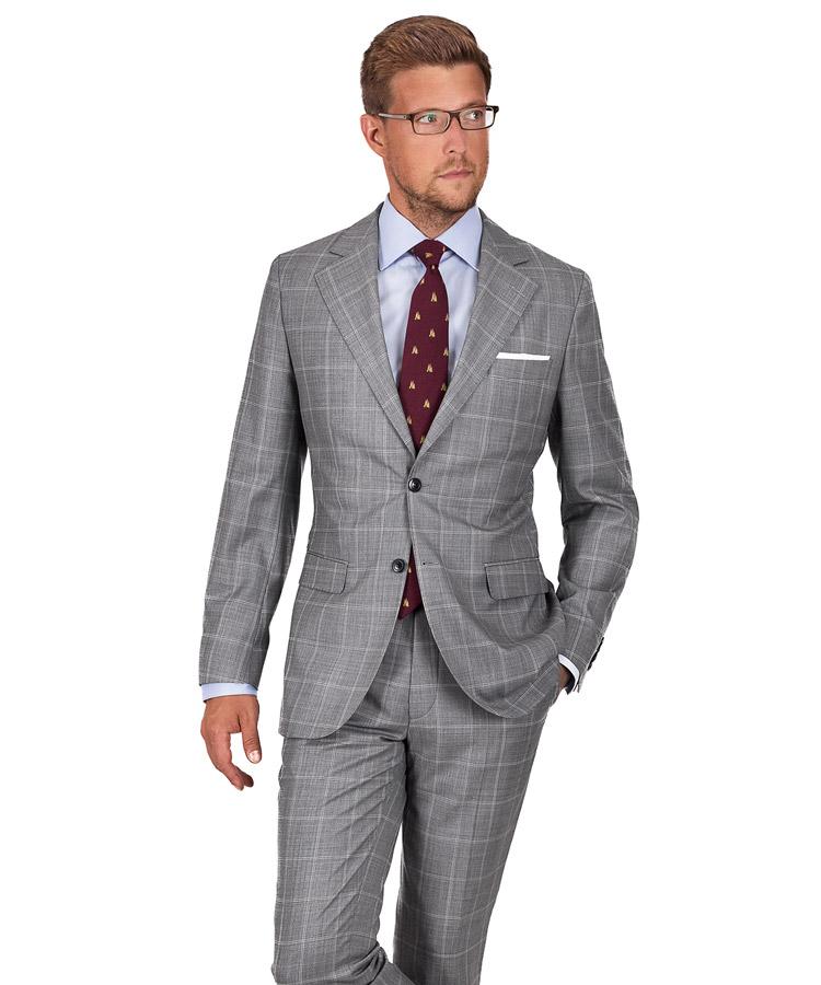 Vendetta Premium Grey Check Suit