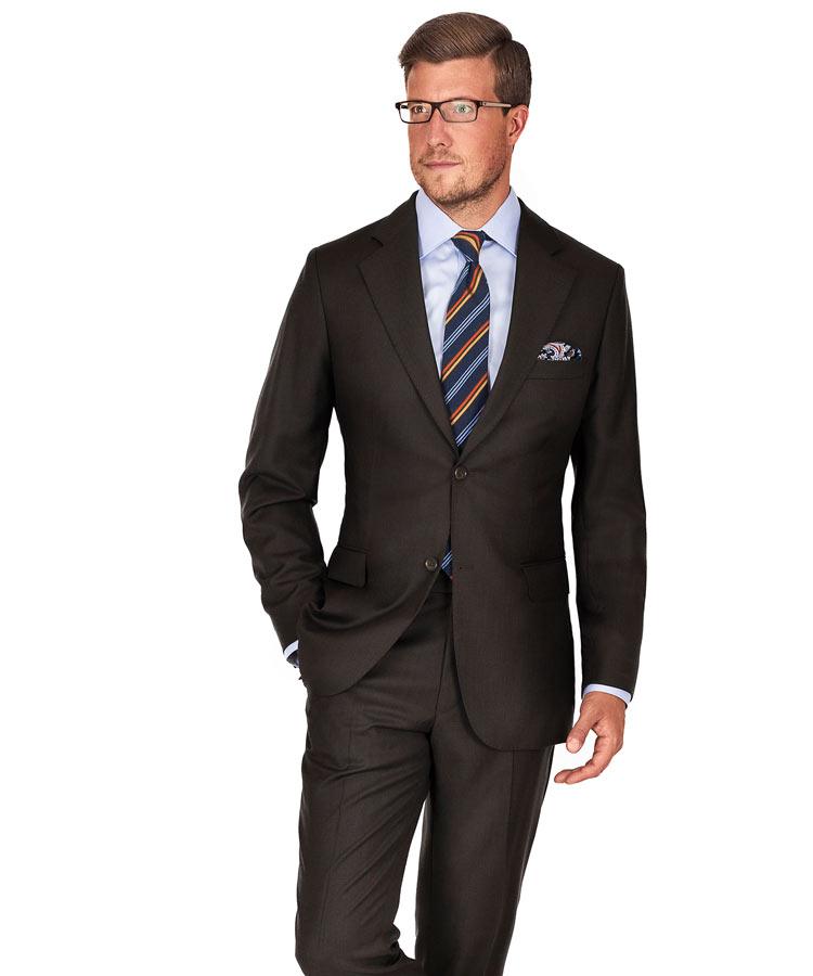 Brown Pick & Pick Suit