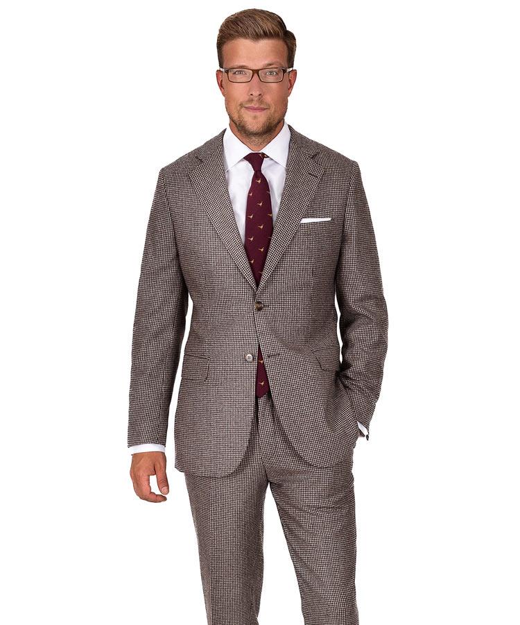 Light Brown Wool & Cashmere Suit
