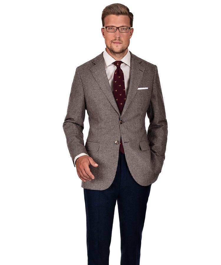 Light Brown Wool & Cashmere Blazer