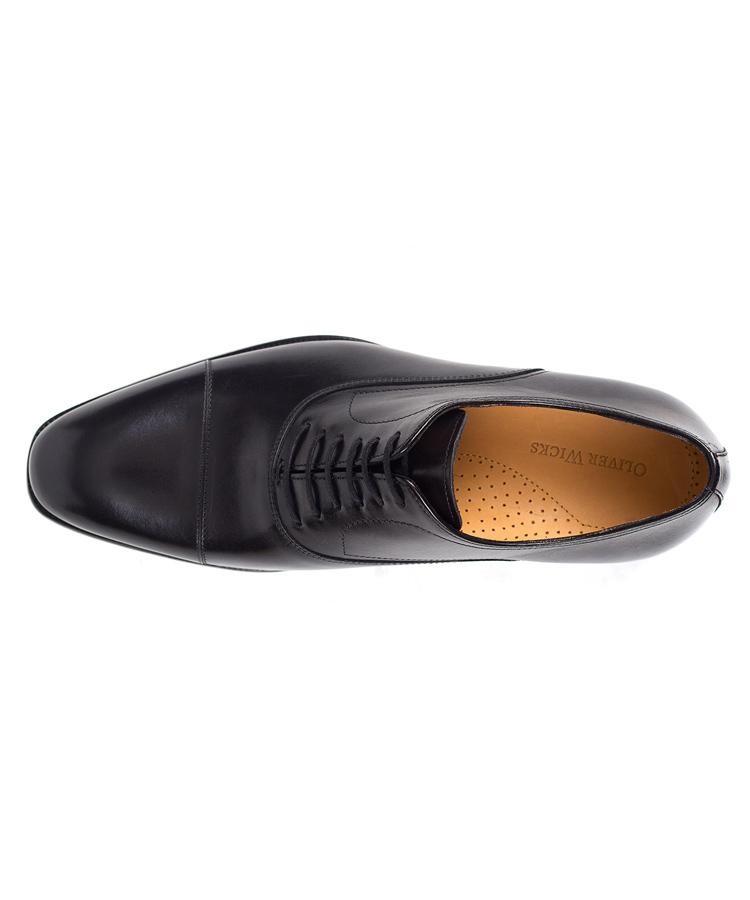 Black Cap-Toe Oxford - Oliver Wicks