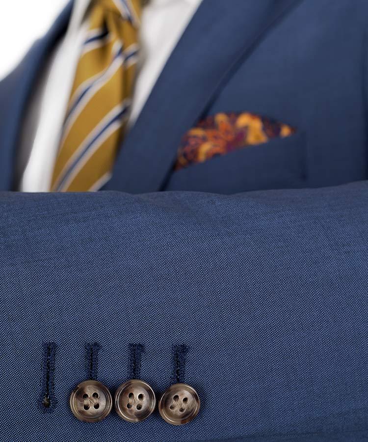 OUR LEGACY NAVY×RAINBOW モヘア混ウール スーツ 46 Sky Blue Wool & Mohair Suit - Oliver Wicks