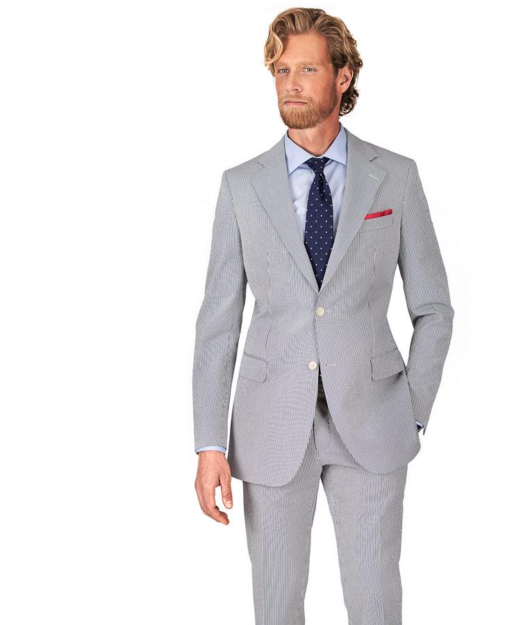 Seersucker Blazer