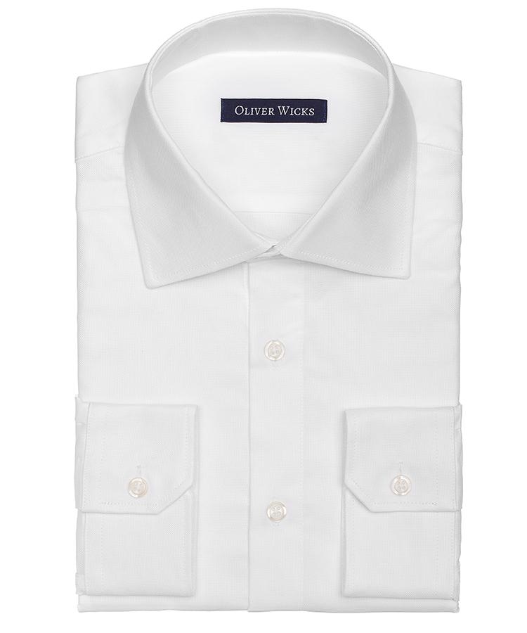 White Broadcloth Cotton Shirt
