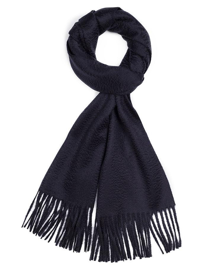 Navy Cashmere Scarf