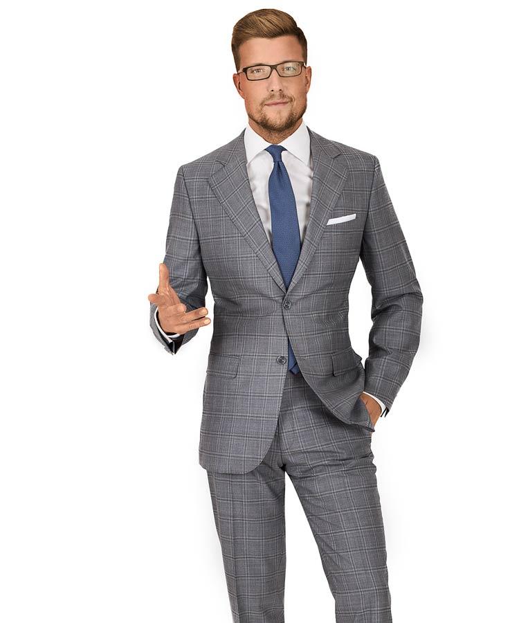 Grey Check Suit