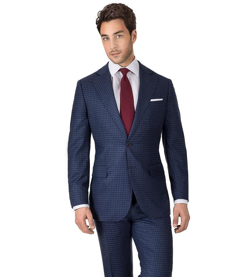 Blue Check Suit