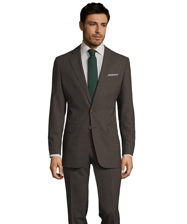 Brown Natural Stretch Suit