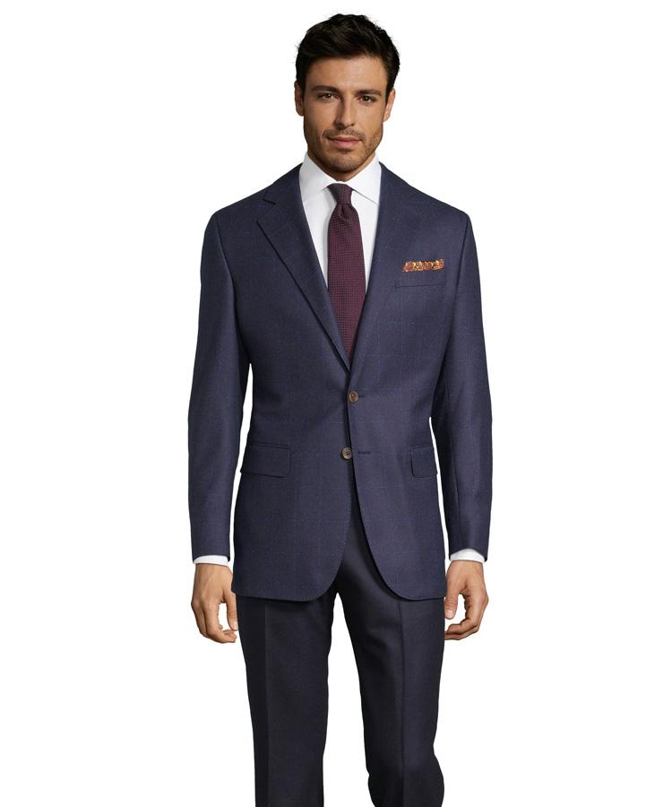 Blue Shadow Check Blazer