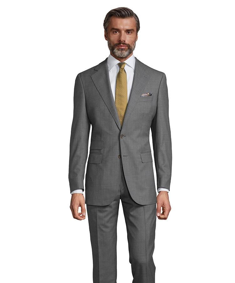 Vendetta Premium Grey Pick & Pick Suit - Oliver Wicks