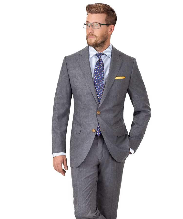 Tropical Rustic Grey Suit