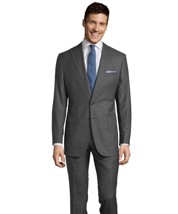 Vendetta Premium Charcoal Plaid Suit