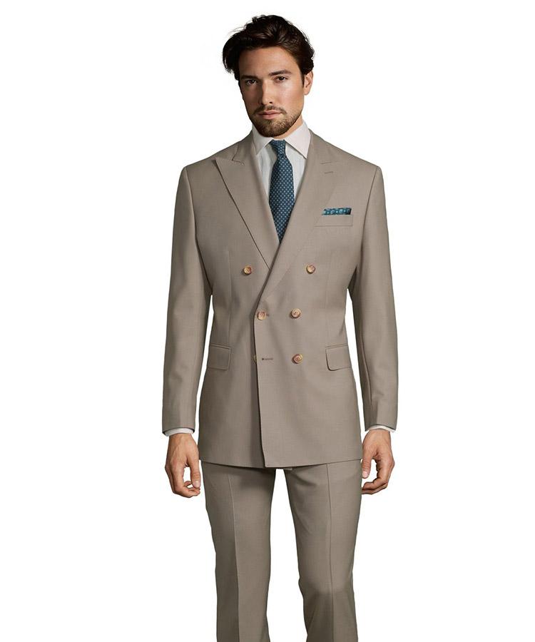 Vendetta Premium Solid Light Camel Suit