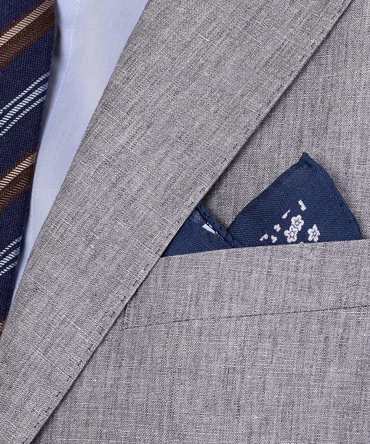 Grey Linen 3 Piece Suit