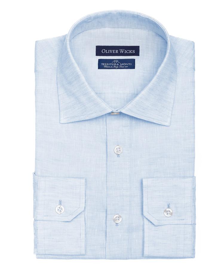 Light Blue Linen Shirt