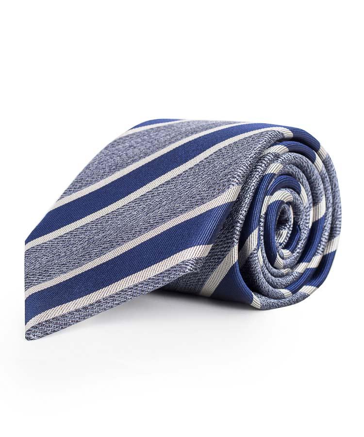 Navy & Blue Silk Tie