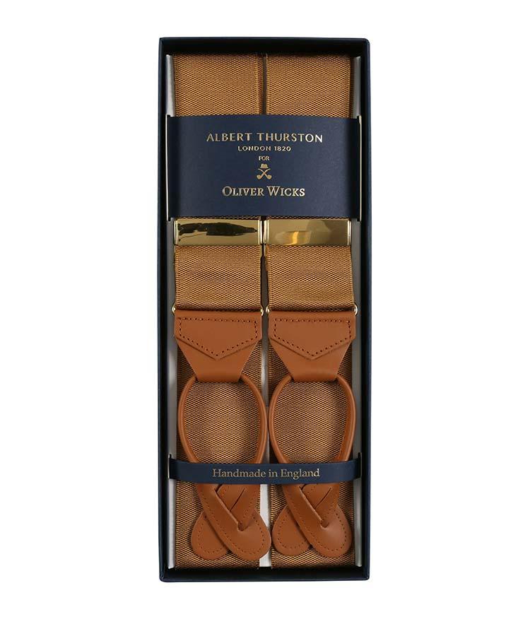 Almond Beige Suspenders