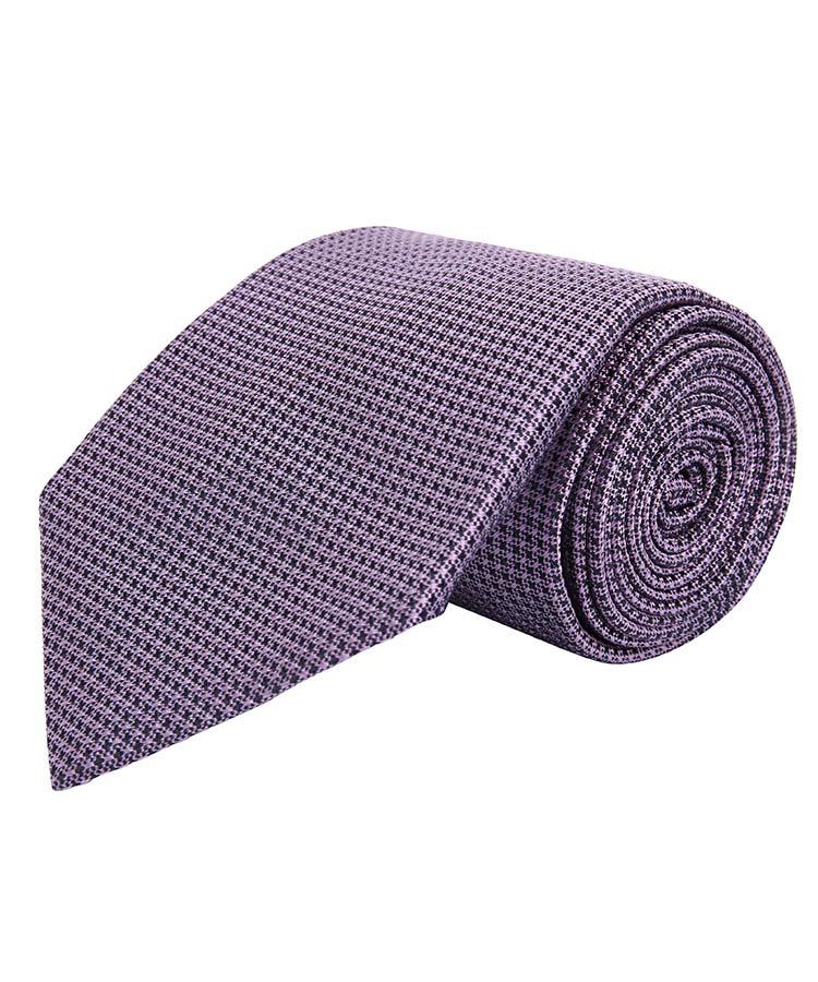 Lavender Hopsack Silk Tie