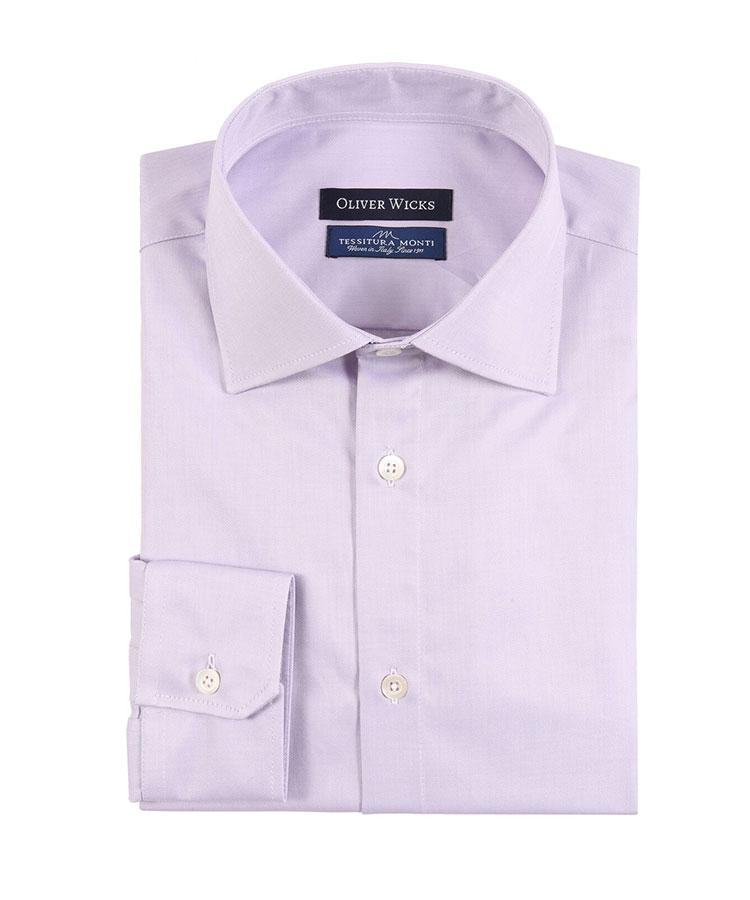 Lavender Cotton Twill Shirt