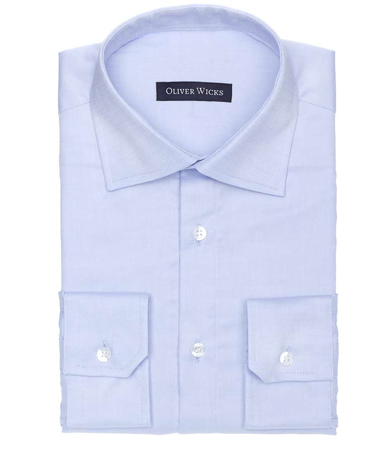 Light Blue Cotton Oxford Shirt