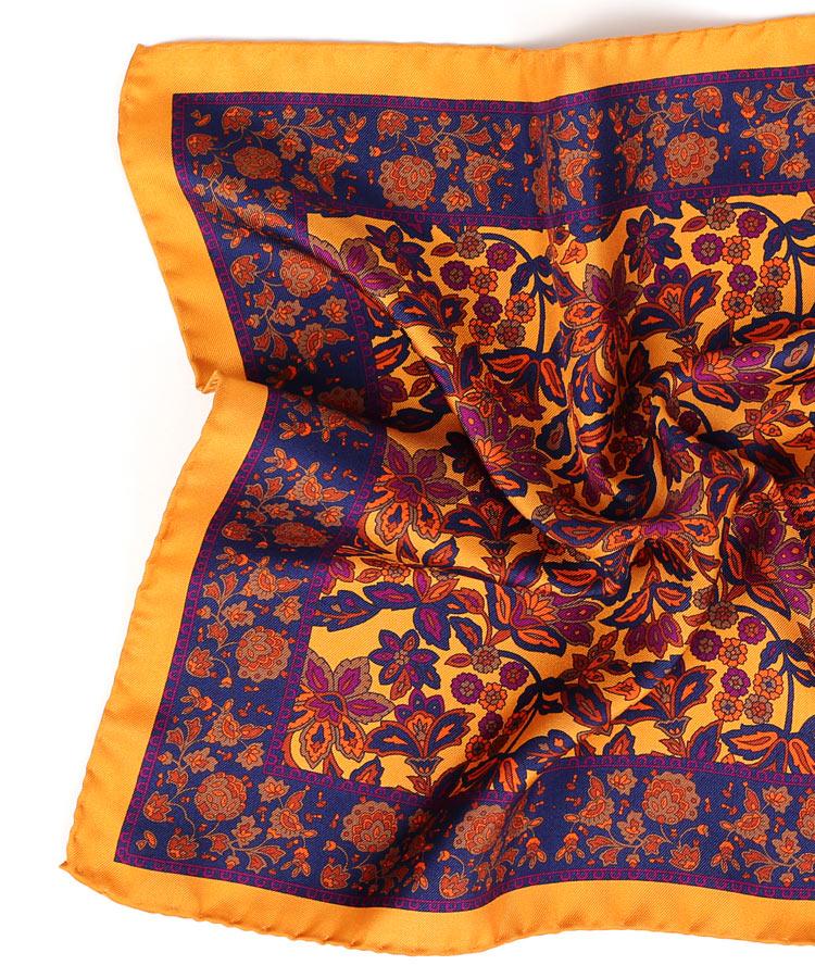 Bronze 100% Silk Pocket Square