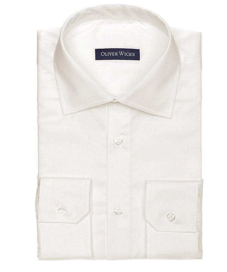 Ivory Cotton Twill Shirt