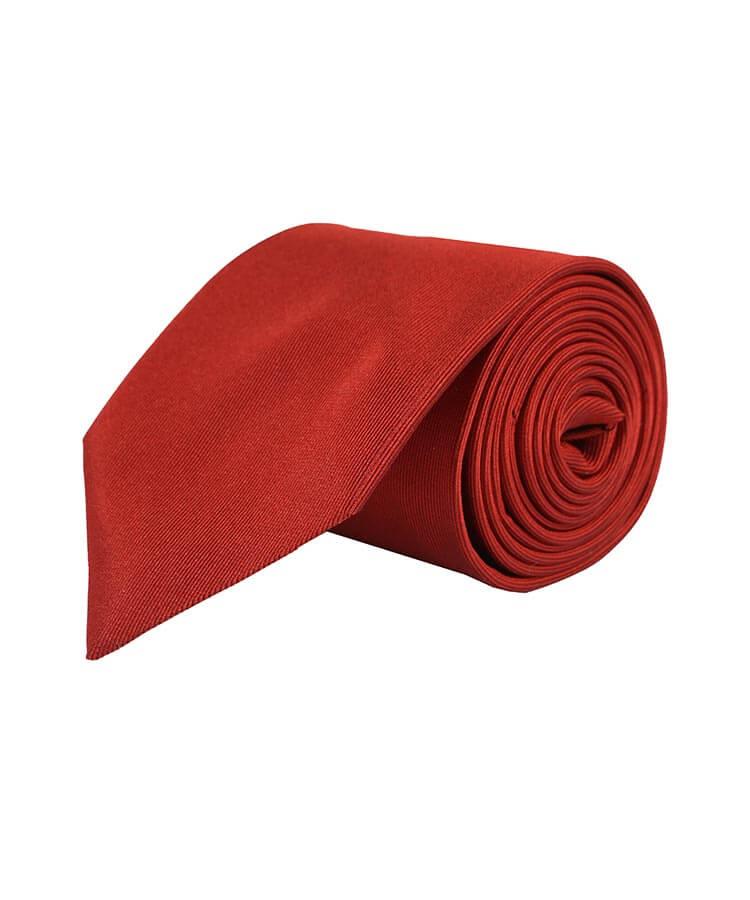 Solid Copper Silk Tie
